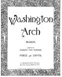 Washington Arch, Joseph Von Weber, 1894