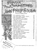 Our Flirtation March, John Philip Sousa, 1890