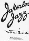 Jakerloo Jazz, Warren Hastings, 1919