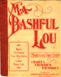 Ma Bashful Lou, Charles Frederick Toenniges, 1901