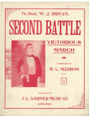 Second Battle Victorious March, W. L. Needham, 1897