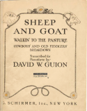 Sheep And Goat, David W. Guion, 1922