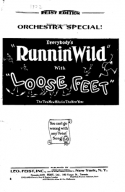 Loose Feet version 2, Spencer Williams, 1922