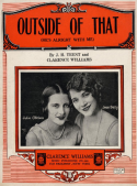 Outside Of That, J. H. .Trent; Clarence Williams, 1923