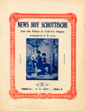News Boy Schottische, D. W. Crist, 1904
