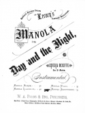 Manola Schottische, A. Woodlawn, 1892