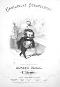 Caricature Schottische, L'Aboyeur, 1854