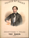 Prince Of Wales Schottisch, Thomas Baker, 1860