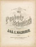 Peabody Schottisch, James E. Magruder, 1857