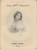 The Laura Keene Schottisch, Thomas Baker, 1856