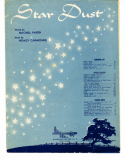 Star Dust version 1, Hoagy Carmichael, 1929