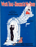 Who's That - Knockin' At My Door?, Seymour B. Simons, 1927