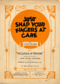 Just Snap Your Fingers At Care, Louis Silvers, 1920