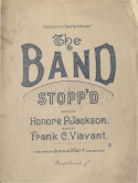 The Band Stopp'd, Frank C. Viavant, 1895