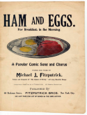 Ham And Eggs, Michael J. Fitzpatrick, 1920