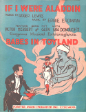 If I Were Aladdin, Ernie Erdman, 1916