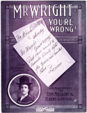 Mister Wright - You're Wrong!, Harry Gifford, 1908