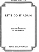 Let's Do It Again, Desmond O'Conner; Ray Hartley, 1950