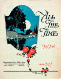All The Time, Max Rapp, 1924