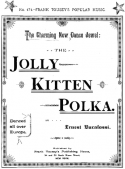 The Jolly Kitten, Ernest Bucalossi, 1891