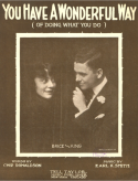 You Have A Wonderful Way, Earl K. Smith, 1917