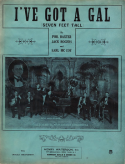 I've Got A Gal (Seven Feet Tall), Phil Baxter; Jack Rogers; Earl McCoy, 1925