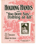 Holding Hands, Albert Von Tilzer, 1906