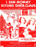 I Saw Mommy Kissing Santa Claus, Tommie Connor, 1952