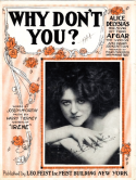 Why Don't You?, Harry Austin Tierney, 1920