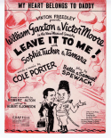 My Heart Belongs To Daddy, Cole Porter, 1938