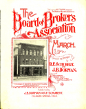 The Board Of Brokers' Association, R. F. Schubert, 1900