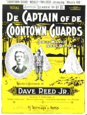 Captain Of De Coontown Guards, David Reed Jr., 1897