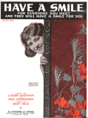 Have A Smile, Bert Rule, 1918