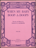 When My Baby Boop-A-Doops, Vincent J. Redmond, 1931