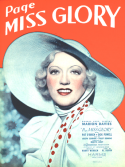 Page Miss Glory, Harry Warren, 1935