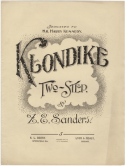 Klondike, Zellah Edith Sanders, 1897