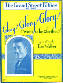Glory! Glory! Glory!, Dan Walker, 1925