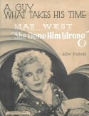 A Guy What Takes His Time, Ralph Rainger, 1933