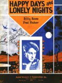 Happy Days And Lonely Nights, Fred Fisher, 1928