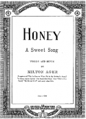 Honey, Milton Ager, 1920
