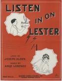 Listen In On Lester, Ange Lorenzo, 1922