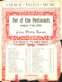 Pet Of The Petticoats, John Philip Sousa, 1897