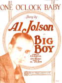 One O'Clock Baby, Al Jolson, 1927