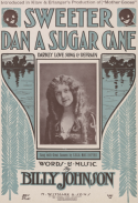 Sweeter Dan A Sugar Cane, Billy B. Johnson, 1903