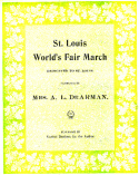 St. Louis Worlds Fair, A. L. De Arman, 1904