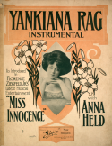 Yankiana Rag, Melville J. Gideon, 1908