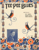 Tee-Pee Blues, Roy Bargy; Roger Lewis; Ernie Erdman, 1922