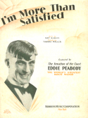 I'm More Than Satisfied version 1, Thomas "Fats" Waller, 1927