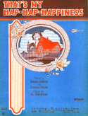 That's My Hap-Hap-Happiness, Al Sherman, 1926