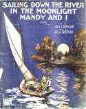 Sailing Down The River In The Moonlight Mandy And I, James A. Brennan, 1914